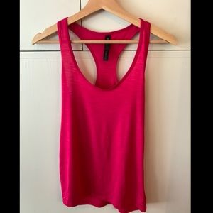 Pink Racerback Activewear Tank Top